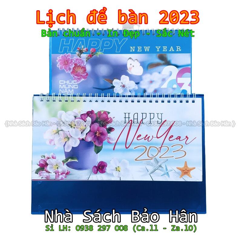 Lịch để bàn 2023, lịch kiểu chữ A ( khổ 16.6mx23cm và khổ 24x16cm) có nhiều mẫu chọn - GIAO NGẪU NHIÊN MẪU ẢNH