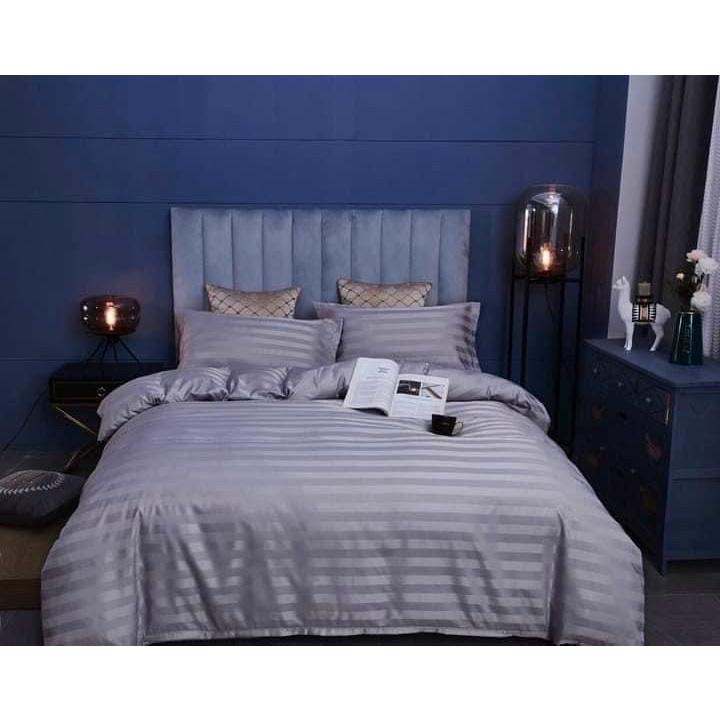CHĂN DRAP GỐI COTTON SỌC 3F