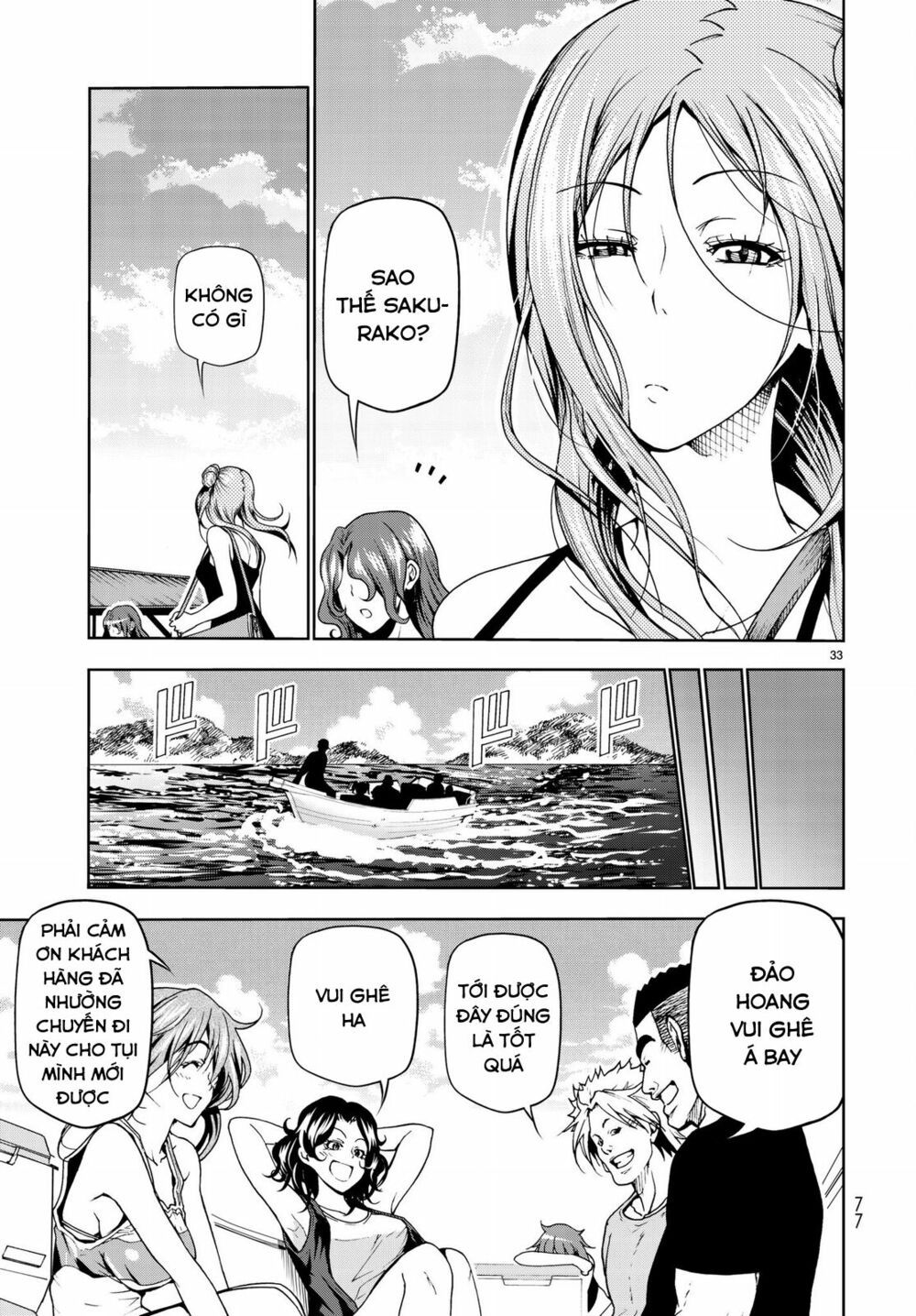 cô gái thích lặn - grand blue chapter 43 33