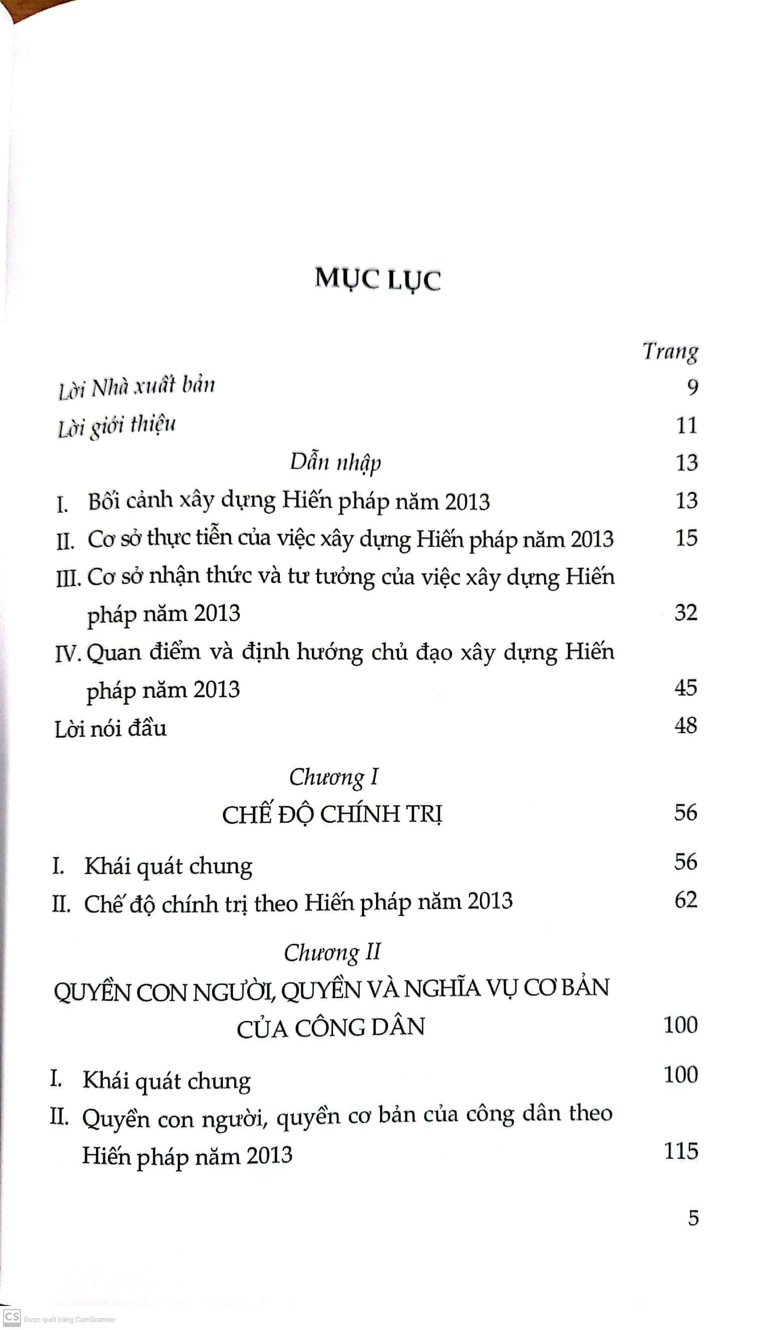 Bình luận khoa học Hiến pháp nước cộng hòa xã hội chủ nghĩa Việt Nam năm 2013