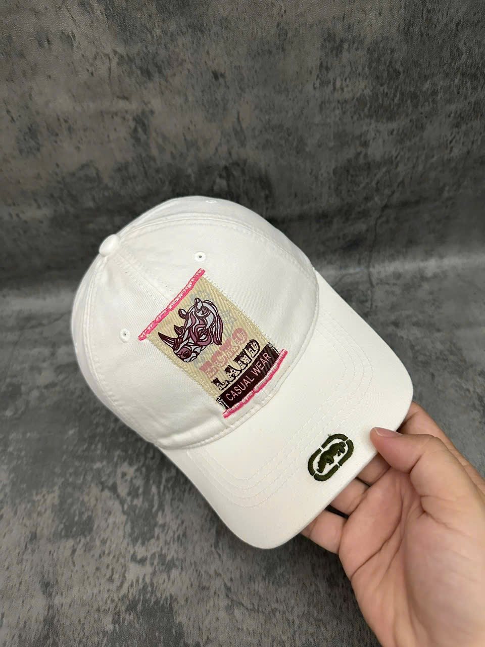 Nón kết, mũ lưỡi trai Ecko phối vải kaki form chuẩn thời trang đường phố