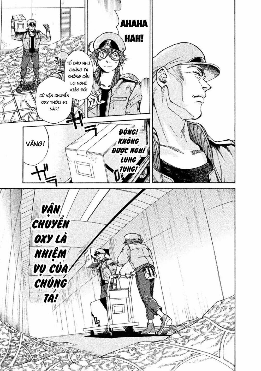 biệt đội tế bào black - hataraku saibou black chapter 1 14