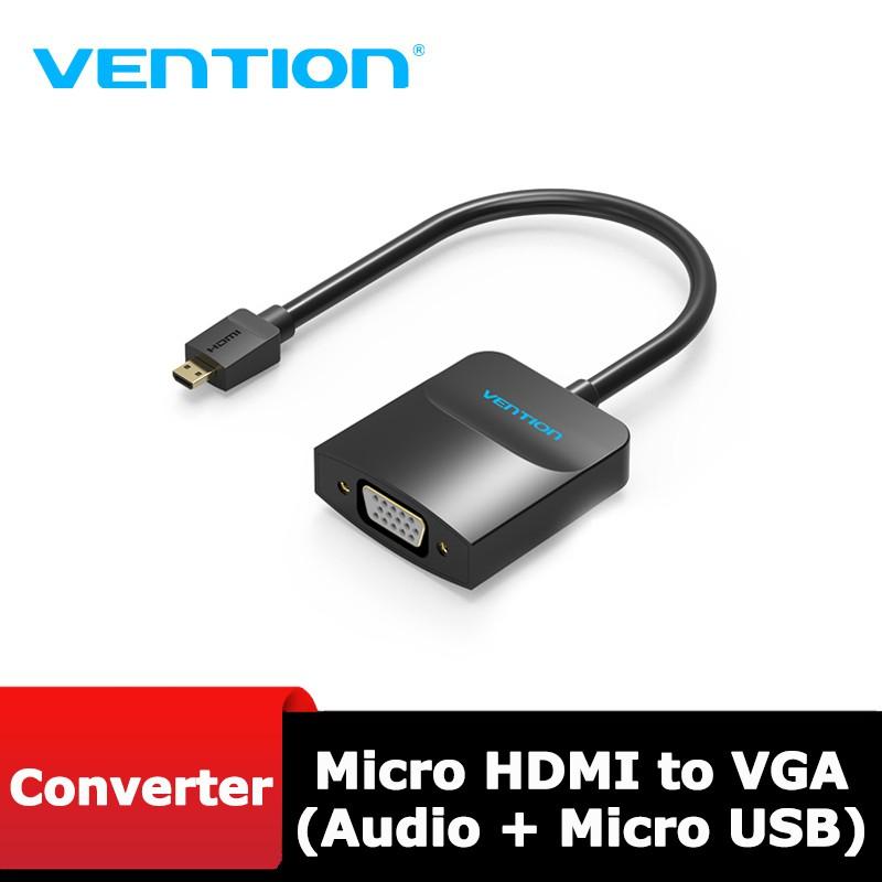 Cáp chuyển đổi HDMI sang VGA Vention AGBBB - Hàng Chính Hãng