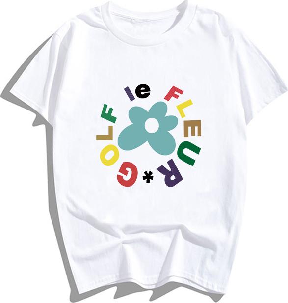 Áo phông ngắn tay hoa nhỏ Golf Unisex