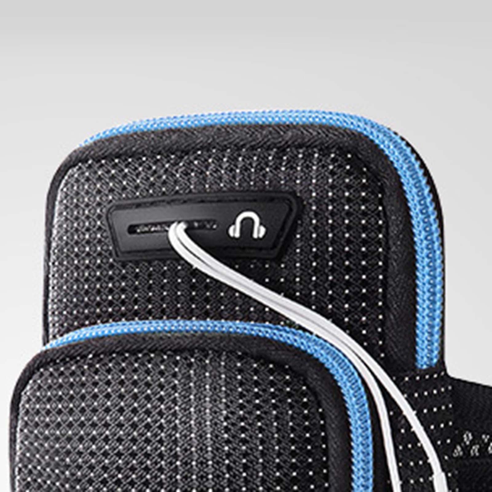 Phone Arm Band Bag Phone Wristband Cellphone Holder with Earphone Hole Wrist Pouch Sports Arm Bag for Running Exercise Workout Hiking Travel