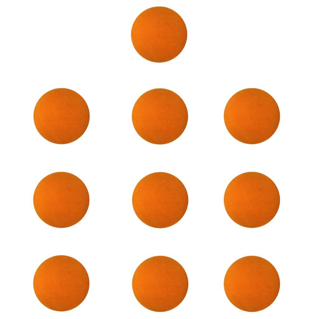 2-6pack 10 Pieces EVA Foam Golf Swing Exercises Practice Training Balls Orange