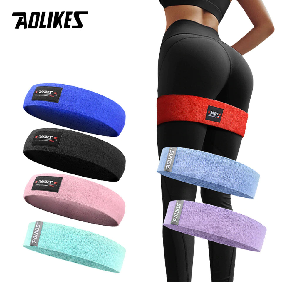 Dây kháng lực tập mông đùi AOLIKES A-3603 Hip Resistance Bands