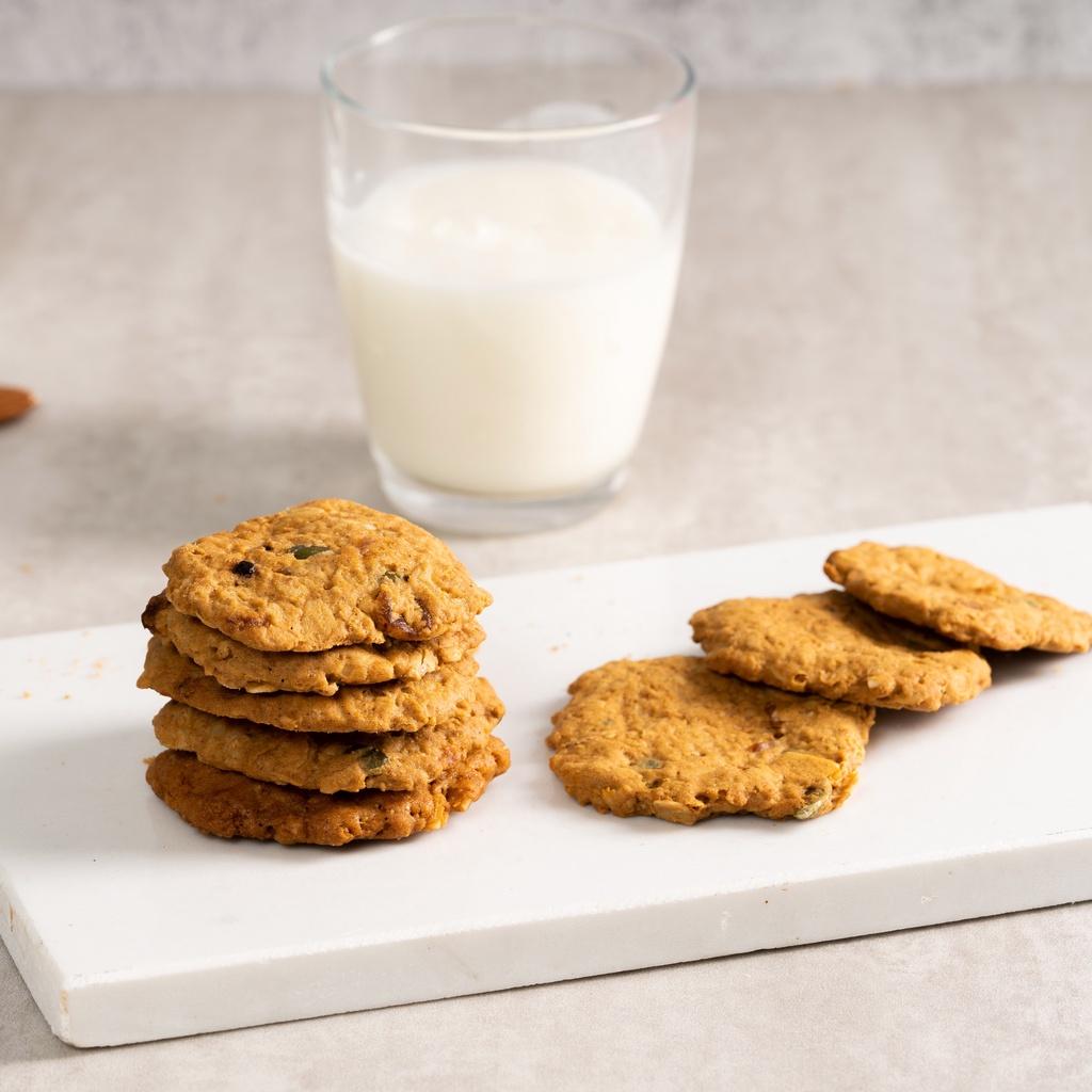 Bánh quy ăn kiêng Baker Baking cookies yến mạch không đường giảm cân dành cho người ăn kiêng, tiểu đường, eatclean 100g