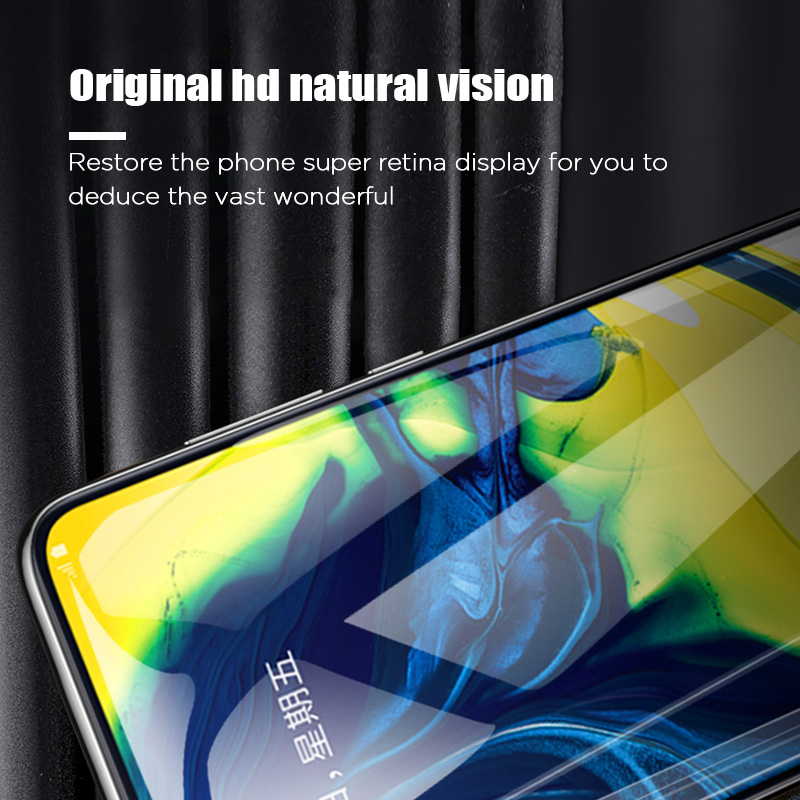 Miếng dán kính cường lực full màn hình 111D cho Samsung Galaxy A20s hiệu HOTCASE mỏng 0.3mm, độ cứng 9H - Hàng nhập khẩu