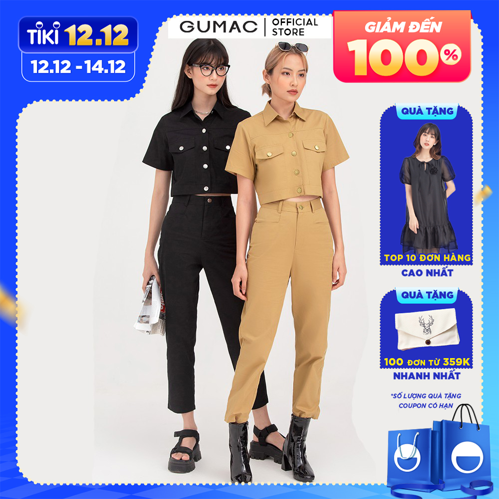 Quần tây nữ GUMAC QB754 cơ bản