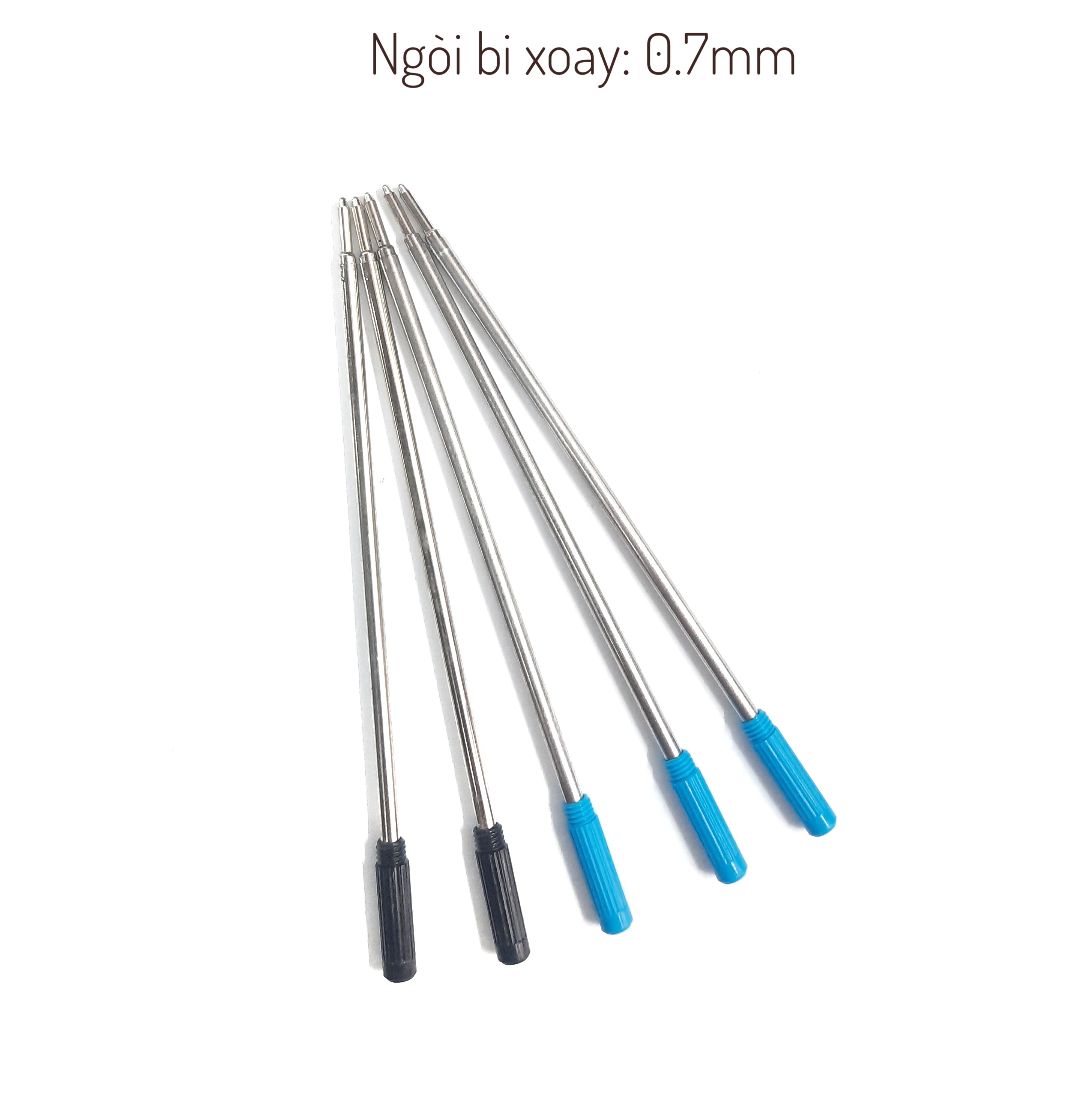 5 cái ruột bút bi xoay-ngòi bi dài nét 0.7mm