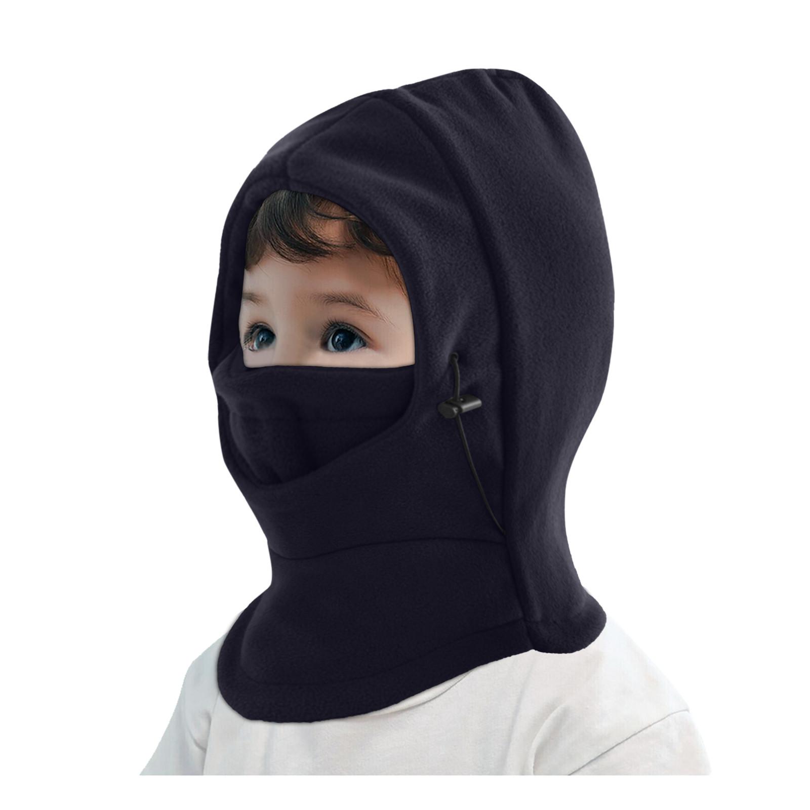 Mùa Đông Ấm Áp Trẻ Em Balaclavas Mũ Chống Gió Trượt Tuyết Đi Xe Đạp Mặt Nạ Mũ Mặt Mũ Trẻ Em Bò Mũ Trẻ Em