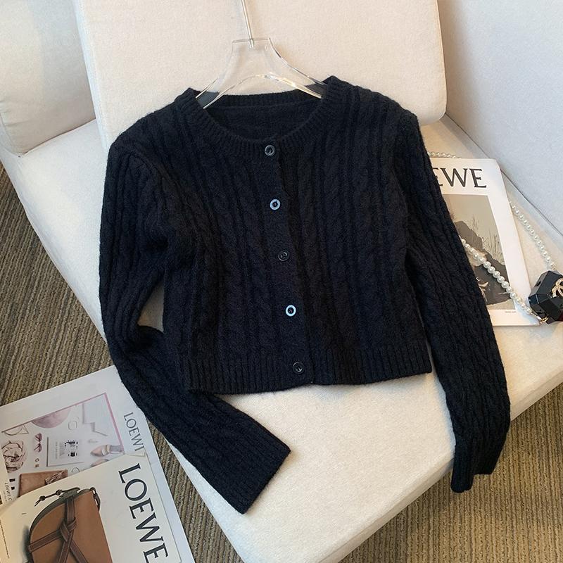 Áo KHOÁC len nữ cardigan dệt kim croptop VẶN THỪNG phối nhiều kiểu sang trọng