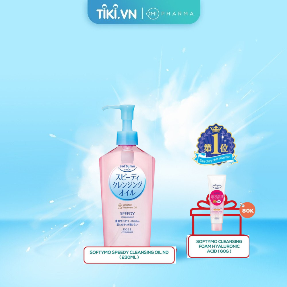 Dầu Tẩy Trang Kose Softymo Speedy Cleansing Oil Nd (230ml)