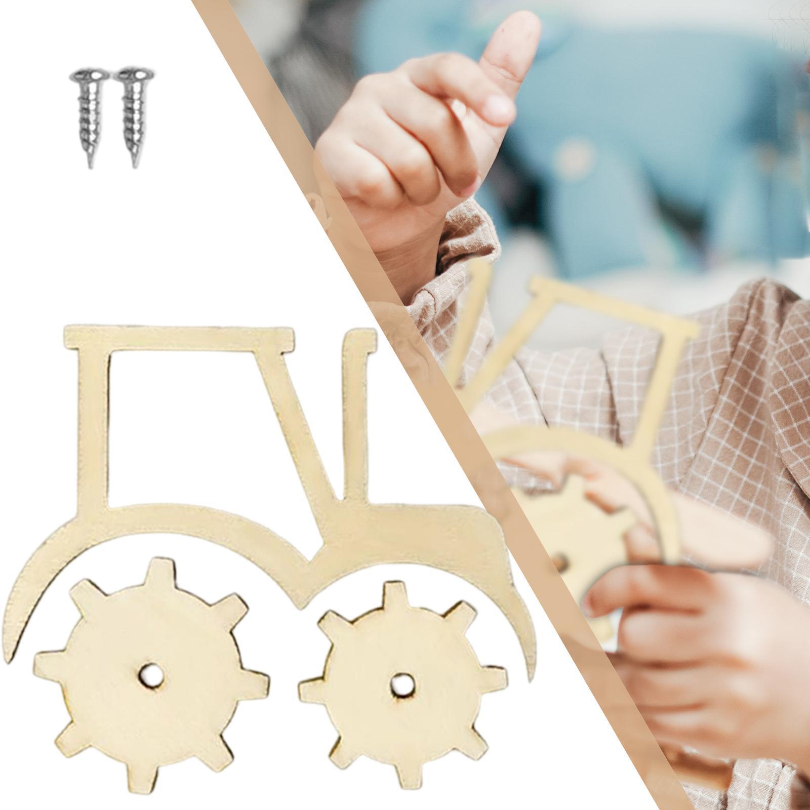 Kids Busy Board Car Shaped Early Educational Wooden for Game Indoor Training