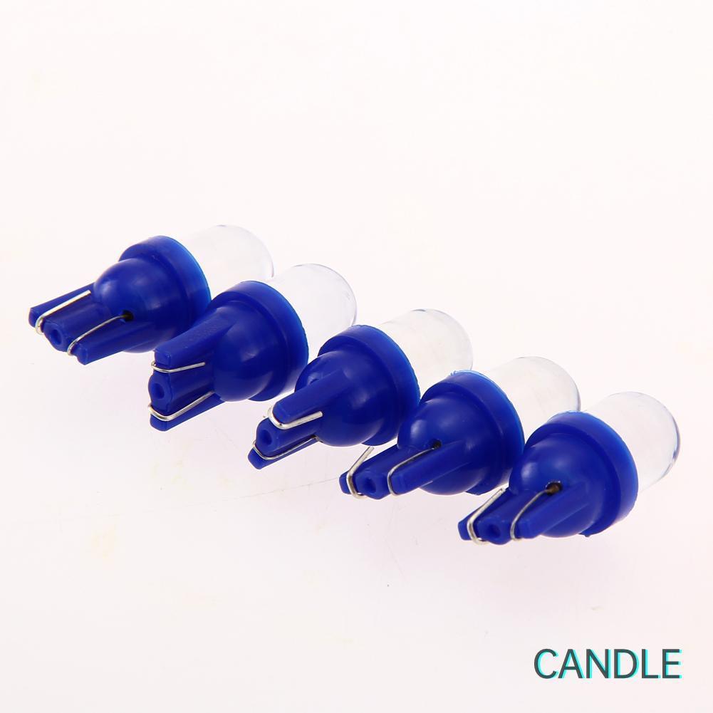 5 Bóng Đèn Led Xanh T10 194 W5W Cho Xe Hơi / Xe Máy