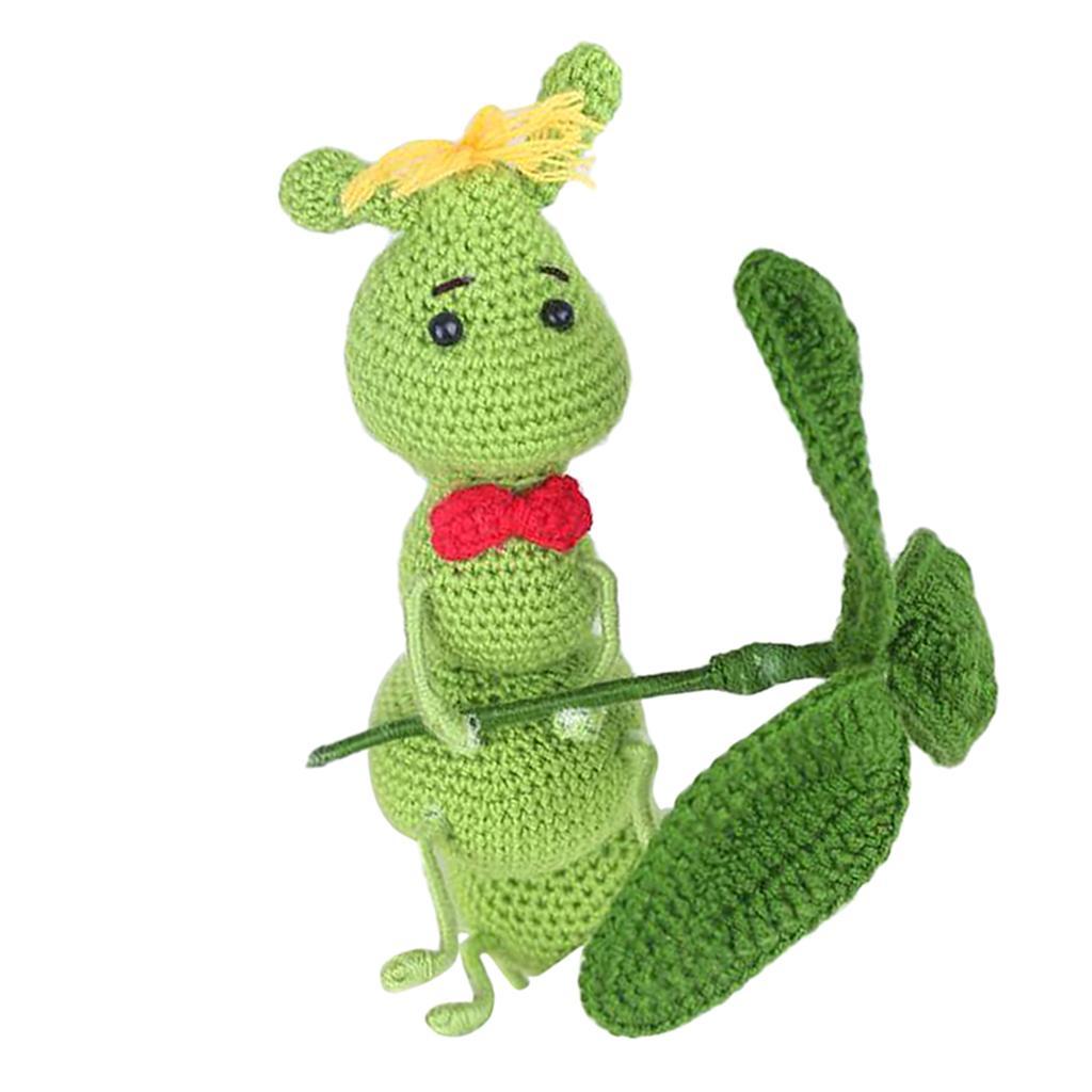 Cartoon Caterpillar Doll Crochet Kit Crochet For Beginners DIY Knitting Kit