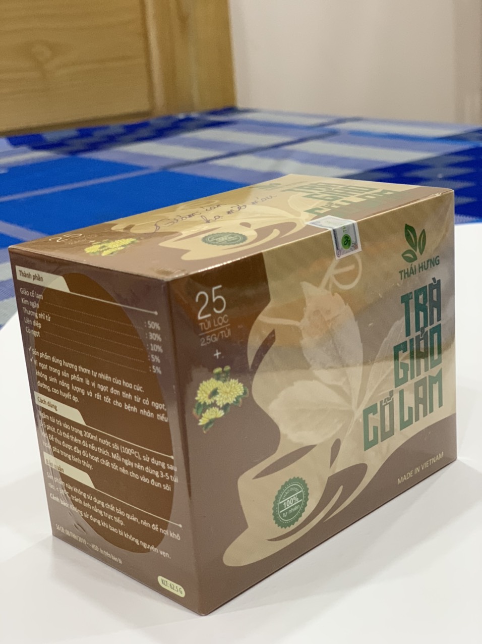 Combo 04 Hộp Trà thảo dược cao cấp Thái Hưng: GIẢO CỔ LAM