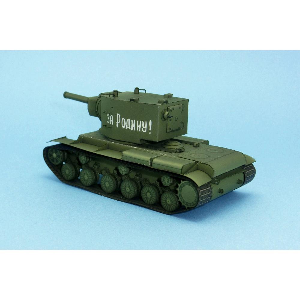 Mô hình giấy xe tank KV-2 tỉ lệ 1/72