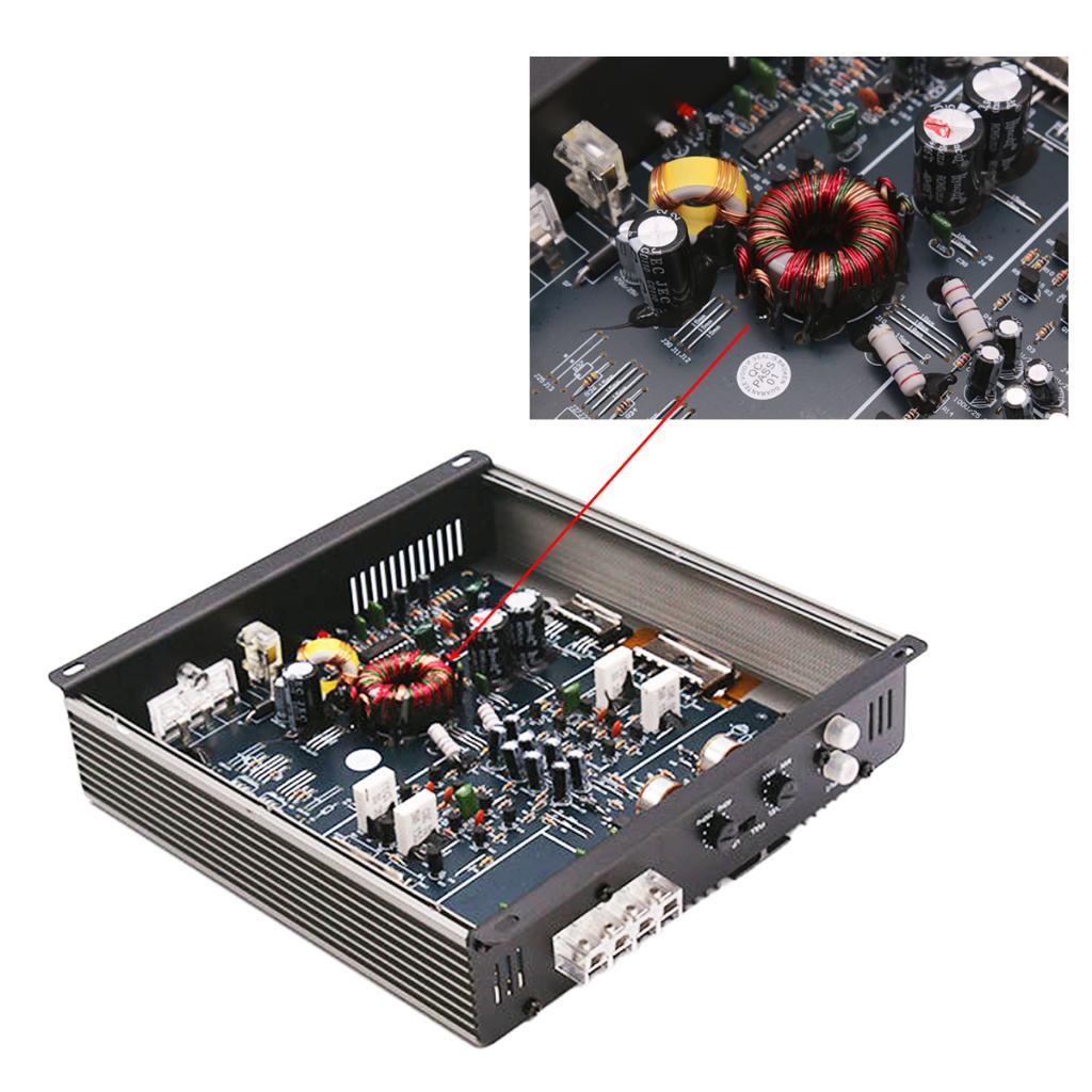 Bộ Khuếch Đại Âm Thanh Ô Tô Kỹ Thuật Số Alchimist AD2C-2200 DSP 2 kênh lắp đặt sub gầm đôi cho ô tô