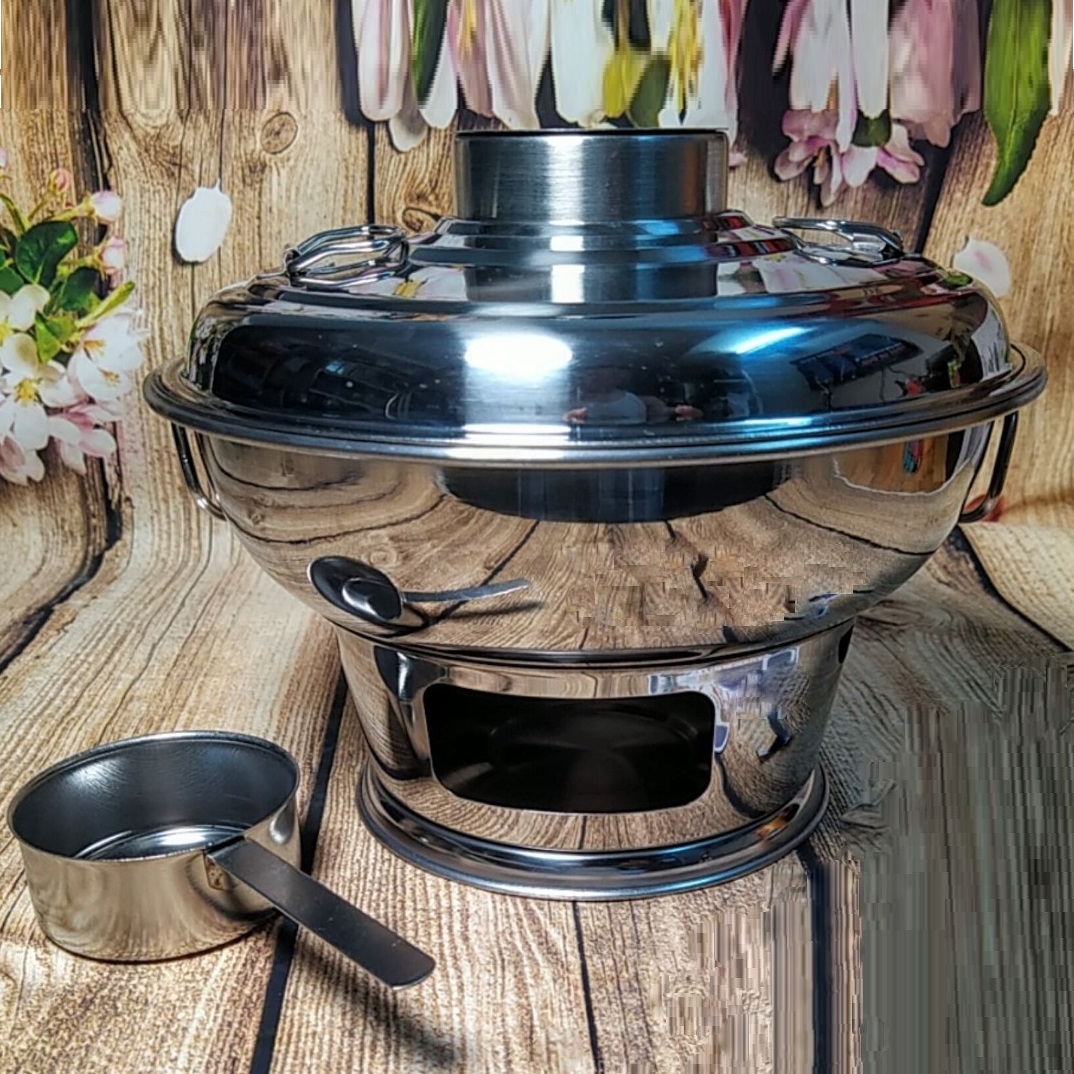 Nồi Lẩu CÙ LAO Truyền Thống, Lẩu INOX MẪU MỚI SIÊU ĐẸP. Sử dụng THAN hoặc CỒN 24cm. LẨU THAN, Nồi Lẩu NÚI LỬA đậm chất Cổ Điển phục vụ món lẩu ĐẶC SẢN MIỀN TÂY mang hương vị XƯA