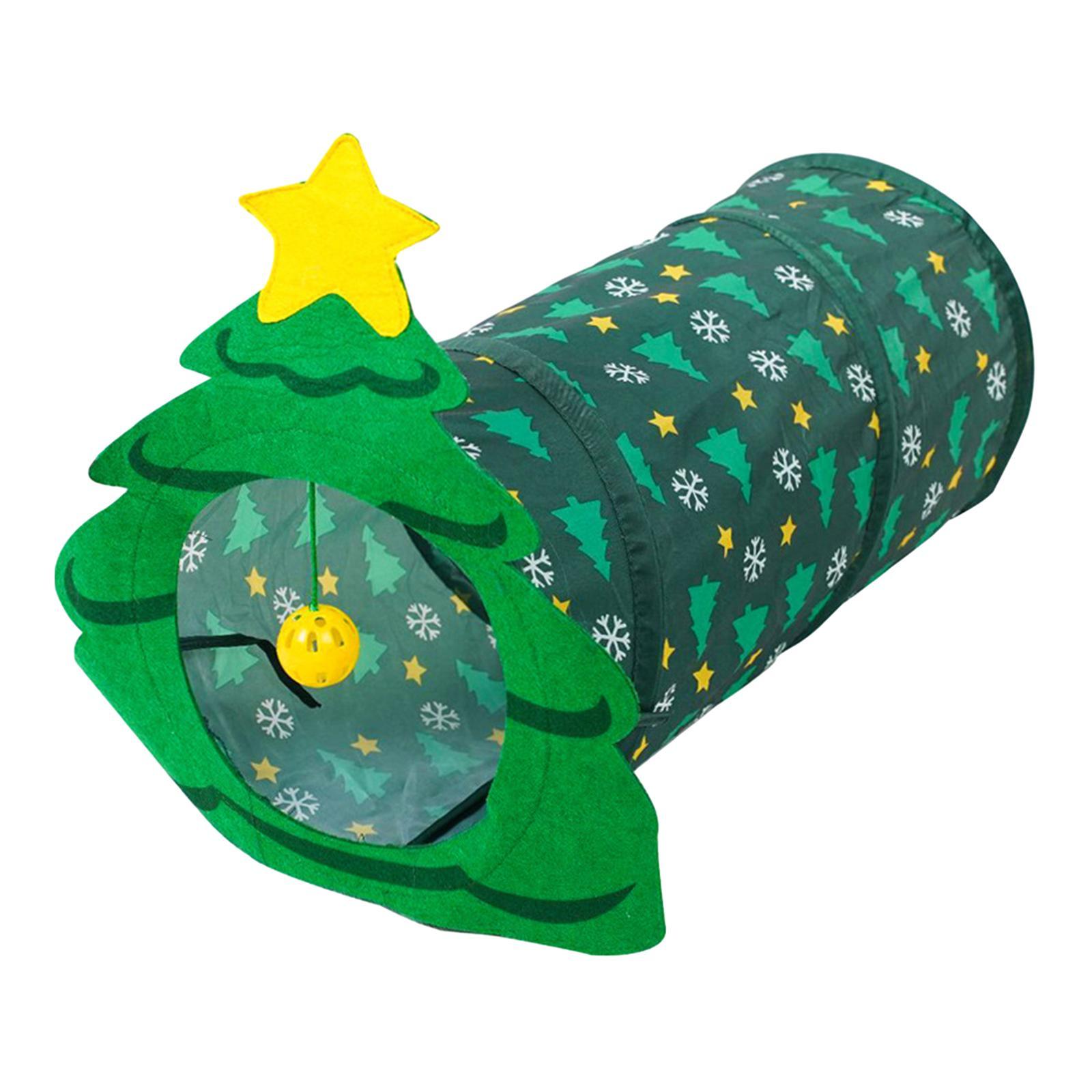 Cat Tunnel Interactive Toys Exercising Hiding Training and Running Collapsible Kitty Tunnel Foldable Pet Tunnel for Cat Puppy