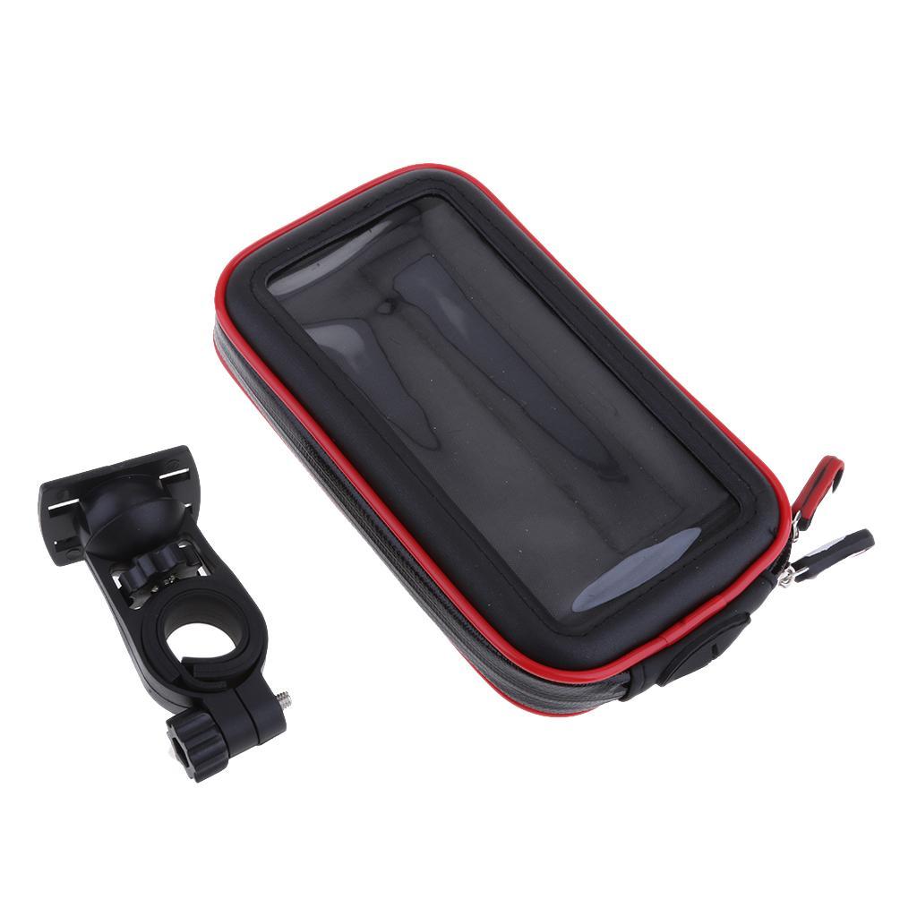 Waterproof Motorcycle Bike Handlebar Mount Holder Bag Case for Phone