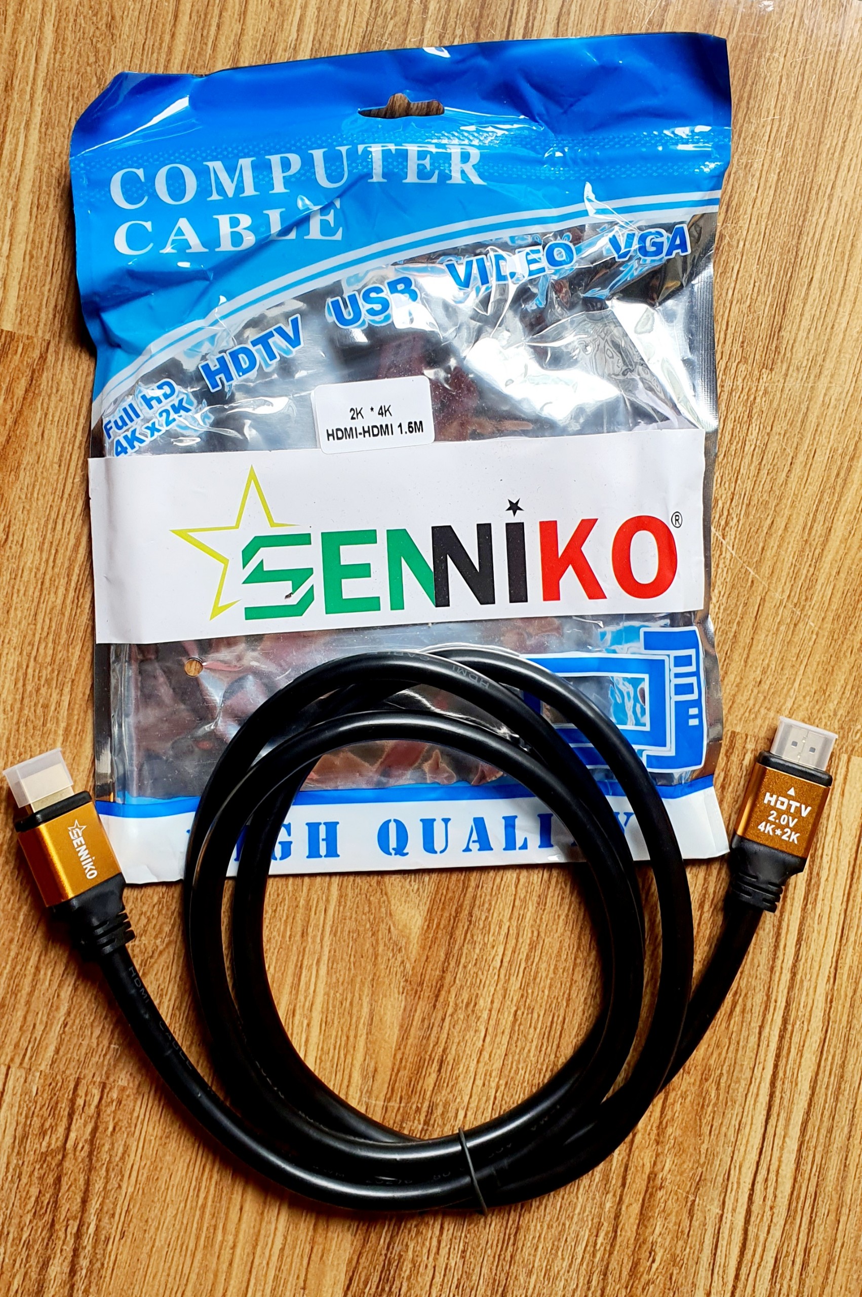 Cáp HDMI 1.5M SENNIKO 4K - Hàng Nhập Khẩu