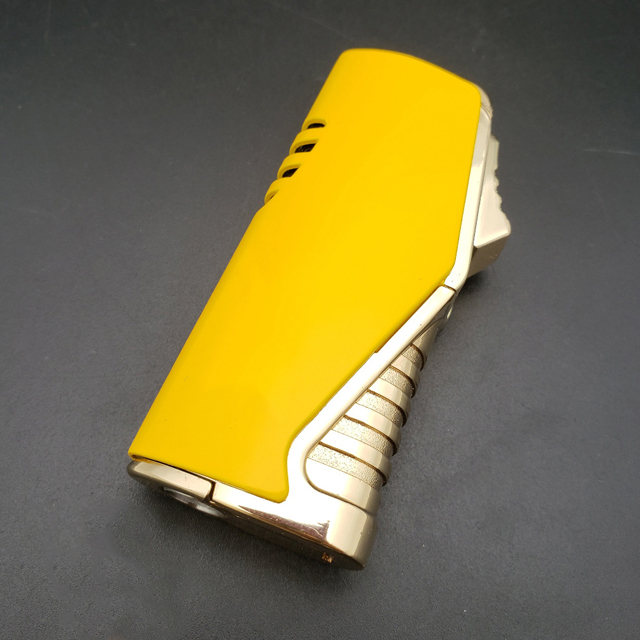 Vỏ Hộp Quẹt Bật Lửa Khò 3 Tia  COB 581 Thiết Kế Nhỏ Gọn Độc Lạ Lửa Khò Mạnh Mẽ - Dùng Gas Cao Cấp