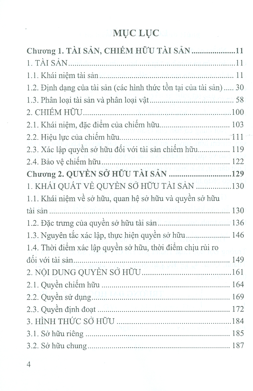 Giáo Trình PHÁP LUẬT VỀ TÀI SẢN, QUYỀN SỞ HỮU VÀ THỪA KẾ (Tái bản có sửa đổi, bổ sung)