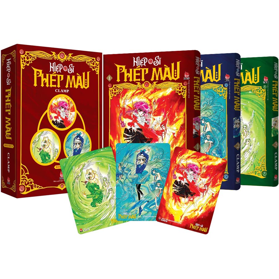 Boxset Hiệp Sĩ Phép Màu - Magic Knight Rayearth (3 Cuốn) [Tặng Kèm Thẻ Nhân Vật]