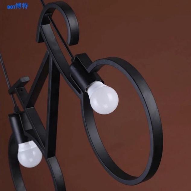 Đèn thả hình xe đạp,đèn trang trí,đèn thả DT