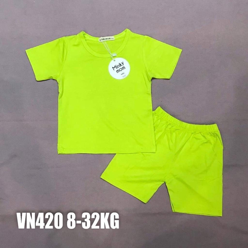 Bộ Minky Mom Cộc Tay, Ngắn Tay. Bộ Mimky Mom siêu mềm mịn mát cho bé trai bé gái, Size Từ 80-150.
