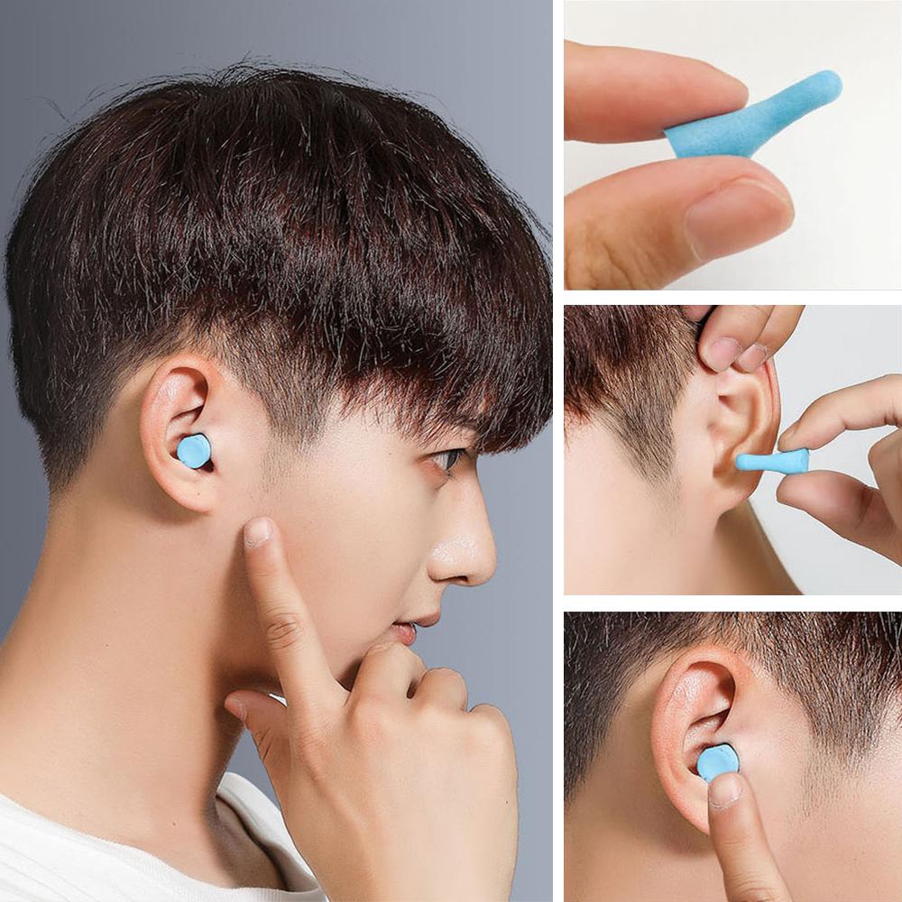 5 Cặp Nút Bịt Tai Bằng Bọt Xốp Siêu Mềm