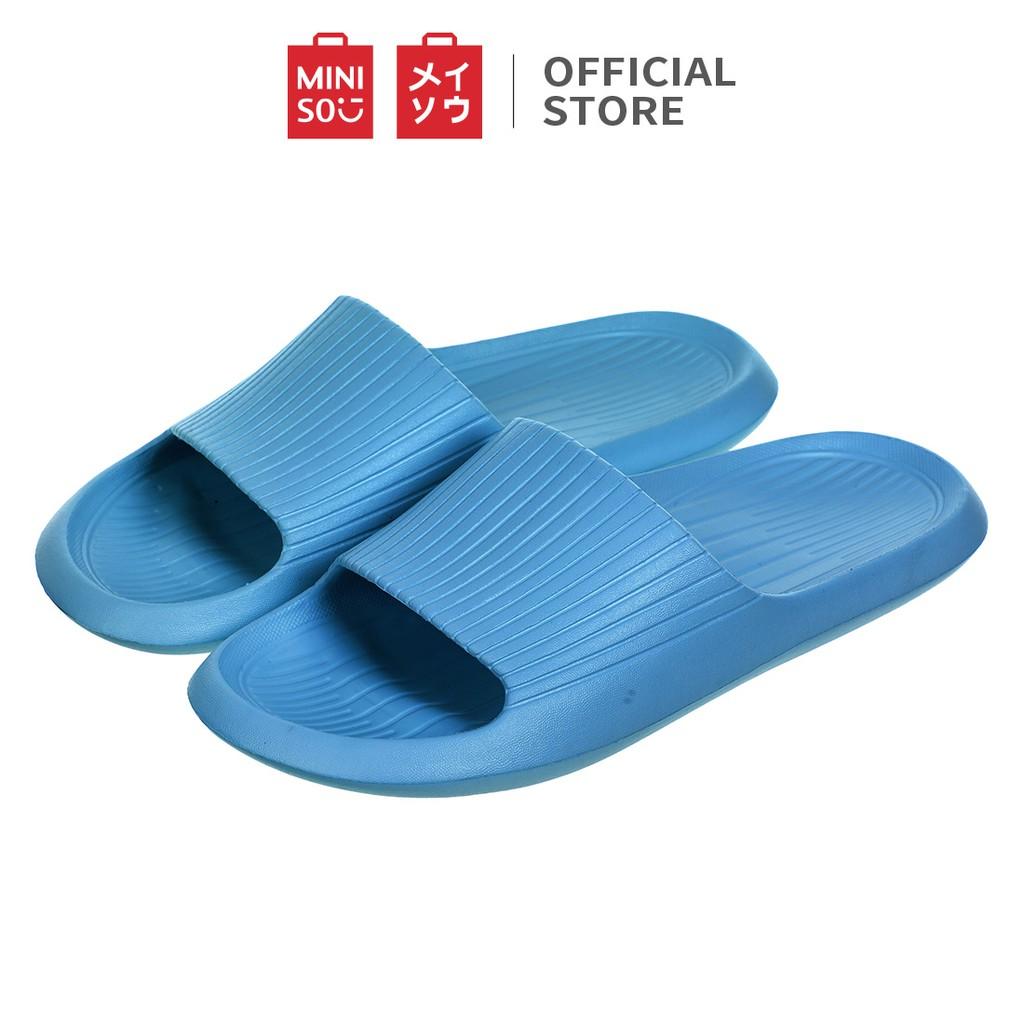 [Mã MINI11FFF giảm 5% đơn 150K] Miniso Dép đi trong phòng tắm mềm mại sọc đơn