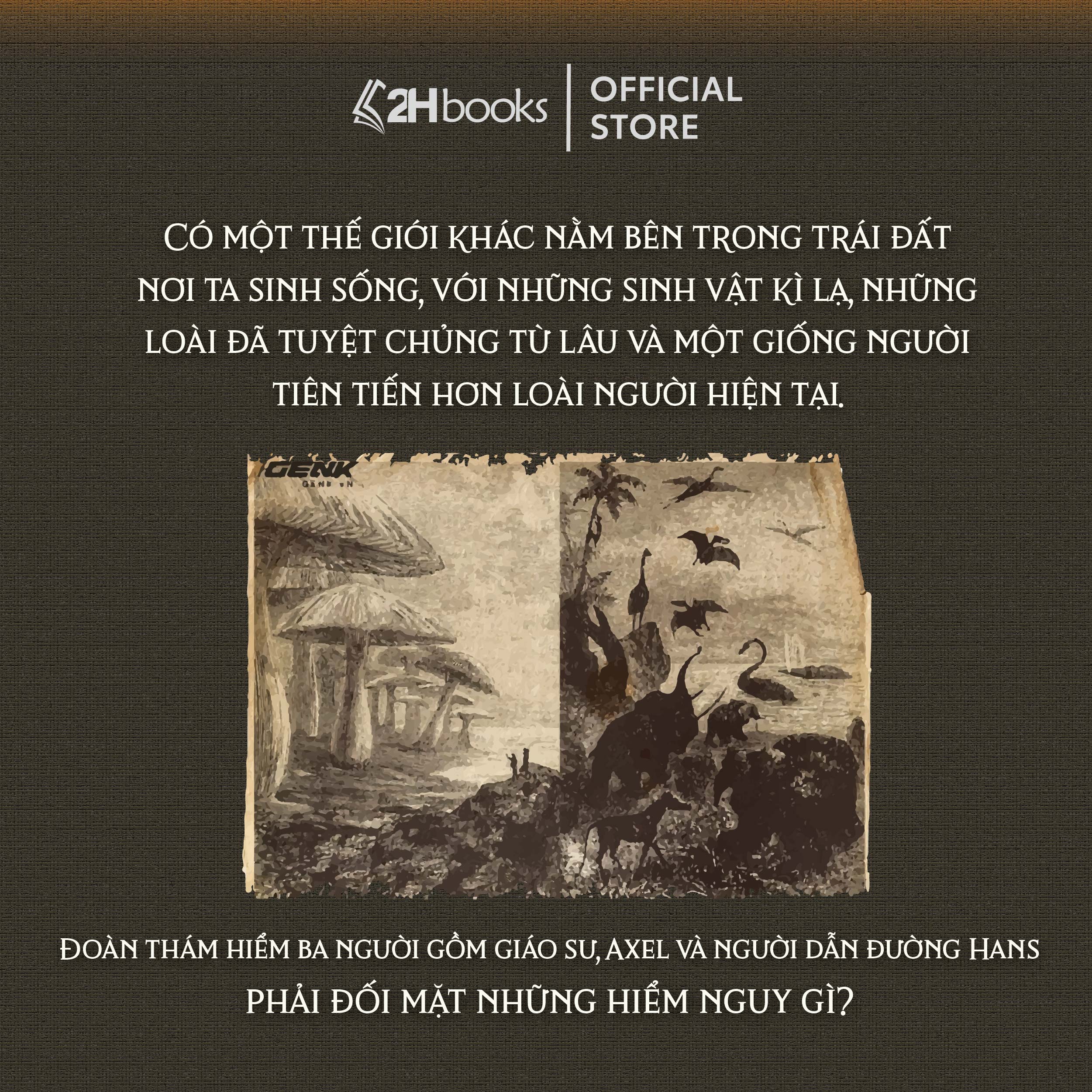 Sách - Cuộc thám hiểm vào lòng đất (tái bản) - 2H Books