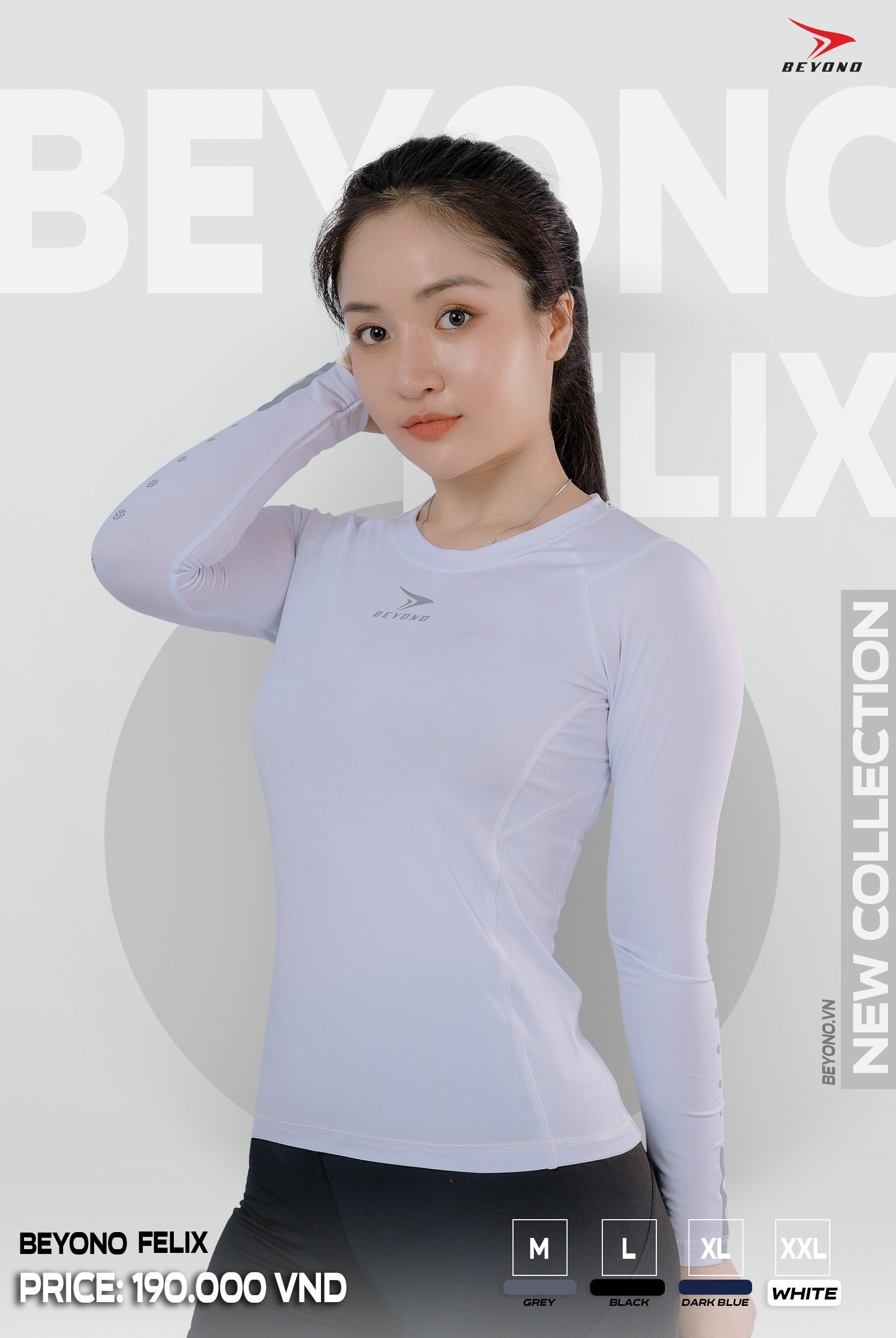 Áo thun giữ nhiệt dài tay cho nữ Beyono Felix