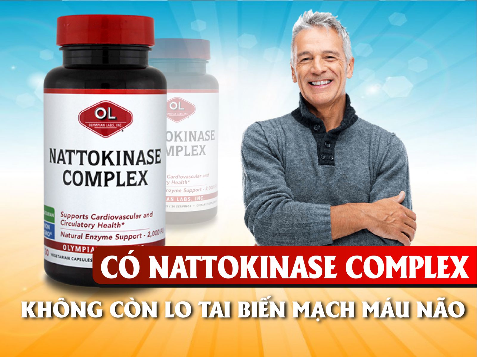 Thực Phẩm Chức Năng Hỗ trợ điều trị tai biến mạch máu não Nattokinase Complex