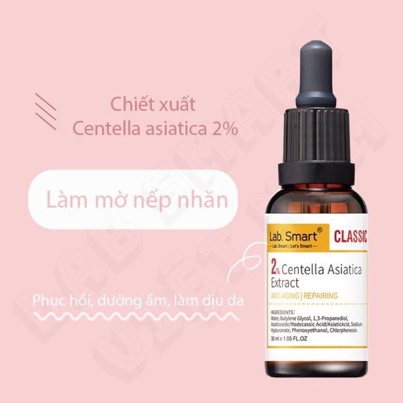 Tinh chất serum 2% CENTELLA ASIATICA làm mờ nếp nhăn, căng da 30ml DrHsieh LabSmart Đài Loan