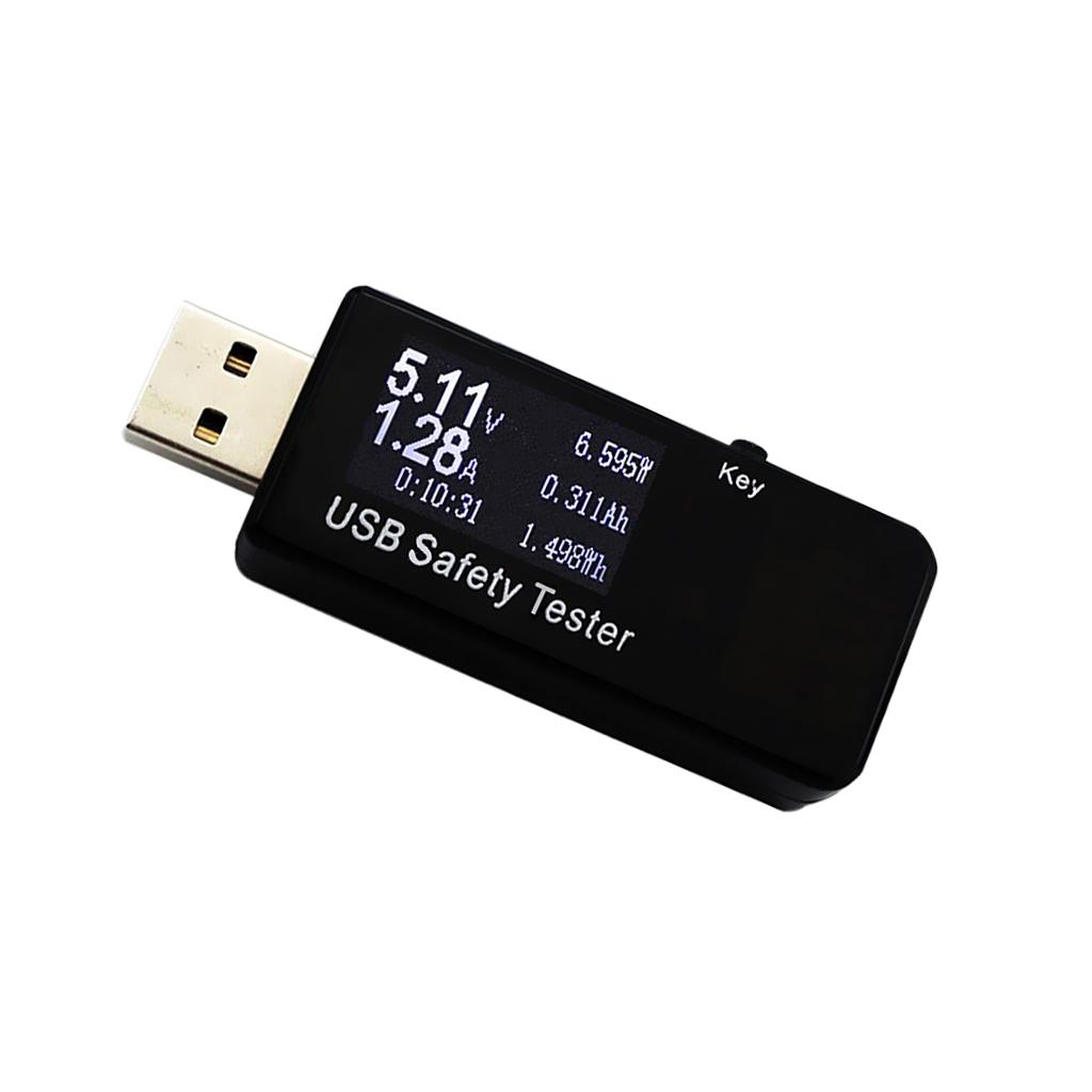 USB Digital LCD Power Meter Safety Tester Multimeter Current Voltage Monitor