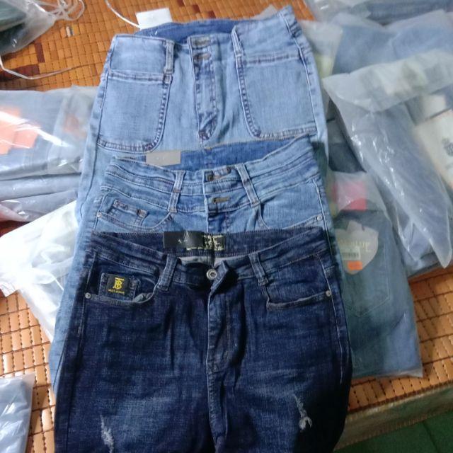 Combo 3 quần jeans nữ co giãn