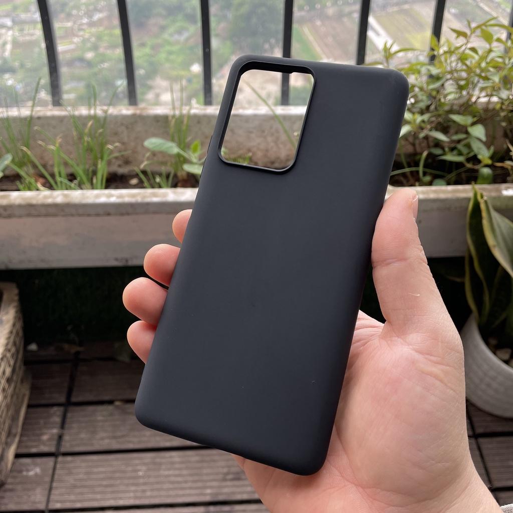 Ốp lưng silicon dẻo màu đen chống bám vân tay dành cho Xiaomi Mi 11T/ Mi 11T Pro