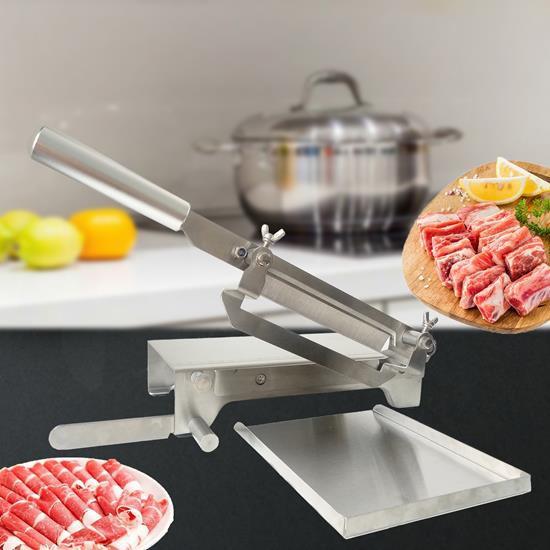 Dao Chặt Thịt Gà, Thái Thịt Bò Đông Lạnh, Thái Thuốc Bắc, Cắt Đa Năng KD0248, Lưỡi Thép 40CR14, Inox 430 - Tặng Tay Mài KD0315