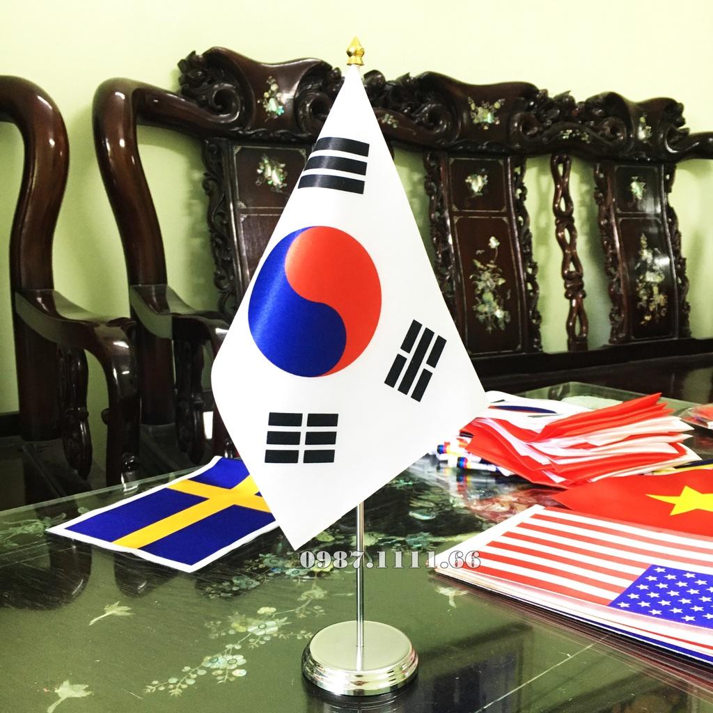 Cờ Để Bàn Đế Thép Cờ Hàn Quốc