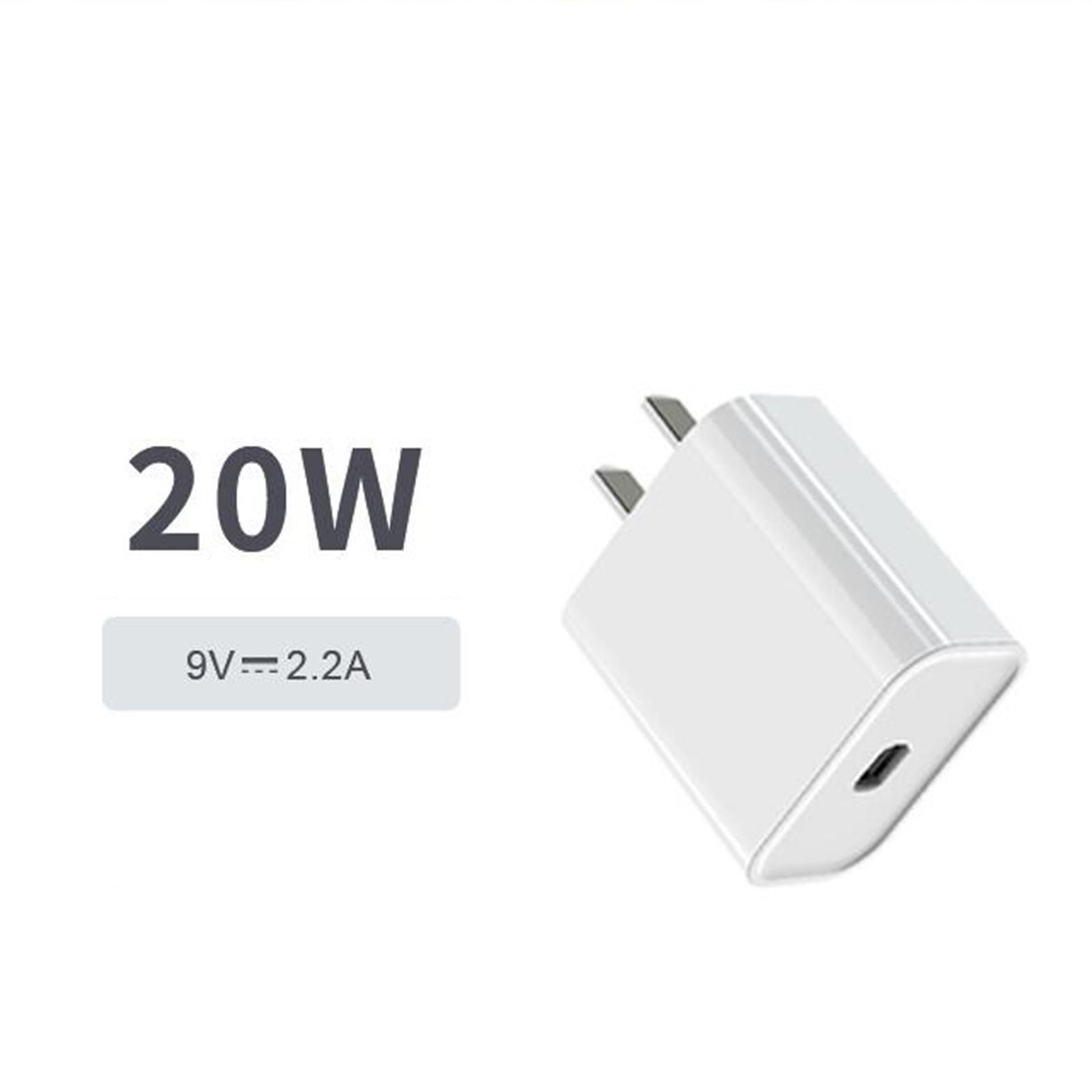 20W USB C Charger Block Plug for iPhone 12/12 Pro max 11/11Pro/X/XR/XS/8 Type C