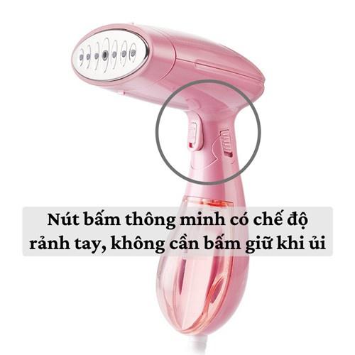 Bàn là hơi nước mini, là phẳng quần áo với 3 phút.