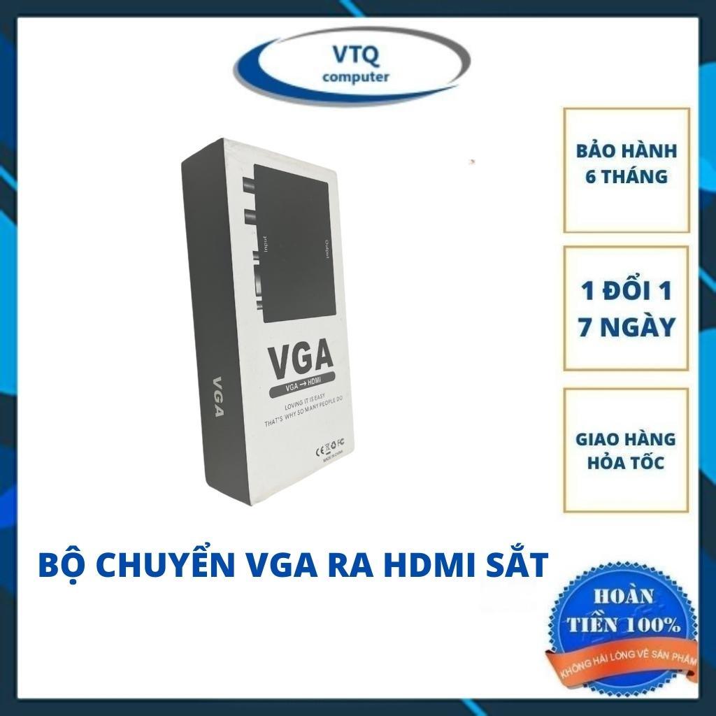 Bộ chuyển VGA to HDMI sắt, bộ chuyển vga ra hdmi sắt chất lượng cao