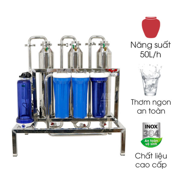 Máy lọc rượu khử độc tố 50l/h NEWSUN - Hàng chính hãng ( Mẫu mới nâng cấp)