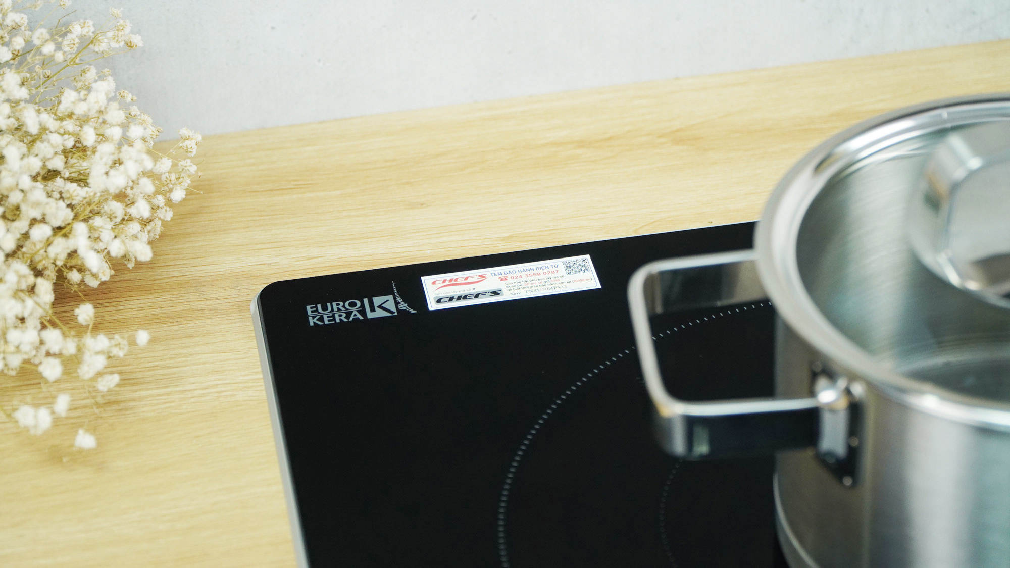 Bếp điện từ (1 từ 1 hồng ngoại) Chefs EH-MIX321 - HÀNG CHÍNH HÃNG