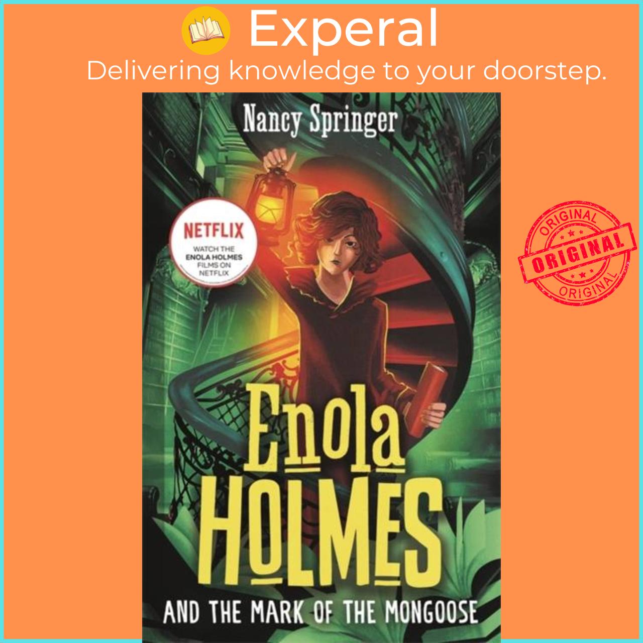 Sách - Enola Holmes and the Mark of the Mongoose (Book 9) by Nancy Springer (UK edition, paperback)